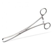 Teales Vulsellum Toothed 3:4 Curved Forceps 23cm (Disposable Sterile Stainless Steel Single Use)