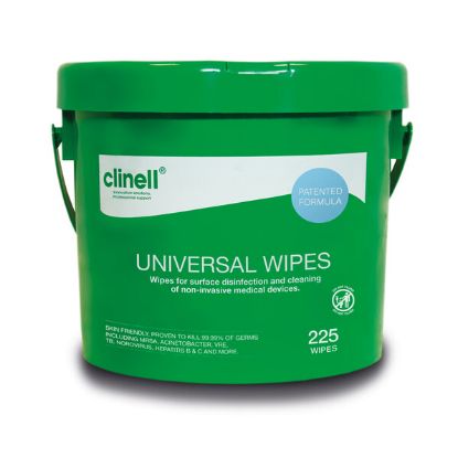Wipes Clinell Universal Bucket Of 225 x 1