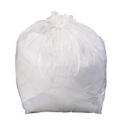Bin Liner White 18x29x39 150g x 250 (Flat Pack) (5x50)