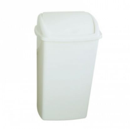 Swing Bin Wing Top 50 Litres (White) Plastic