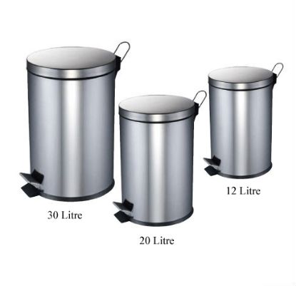 Bin Pedal 20 Litre Mirror Stainless Steel