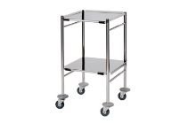 (Sunflower) Surgical Trolley With Two Removable/Reversible Folded Shelves