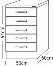 Sunflower Cabinet Drawer Pack 50cm - Various Colours And Finishes Available