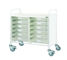 Sunflower Vista 100 Trolley, 12 Single Depth Trays
