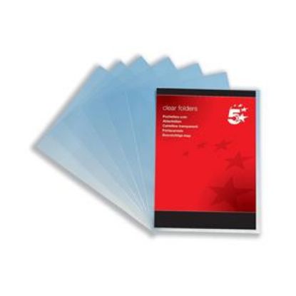 [MPQKF24002] Folder Cut Flush (Q-Connect) A4 Clear x 100