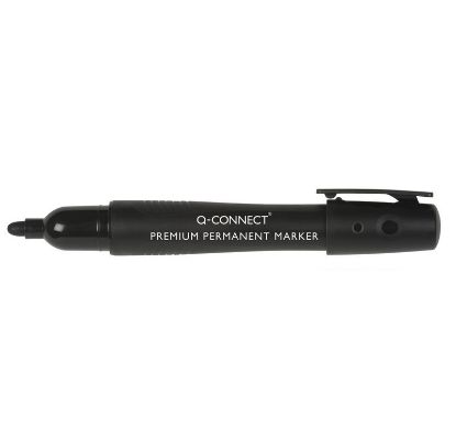 [MPQKF26105] Marker Permanent (Q-Connect) Premium Bullet Tip Black x 10