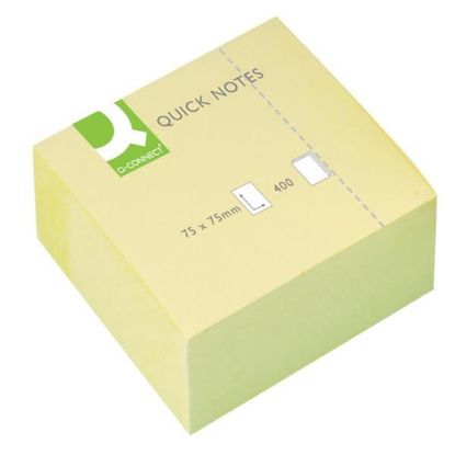 [MPQWX10502] NOTES / QUICK NOTE YELLOW 75 X 75MM X 12