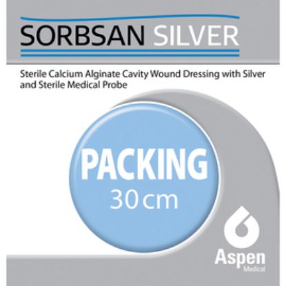 [MPAKAG1411] Sorbsan Silver Packing (Cavity Dressing) With Plastic Probe 30cm/2g x 5