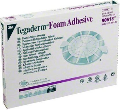 [MPMA90613] Tegaderm Foam Adhesive Dressing Oval 14cm x 15cm x 5