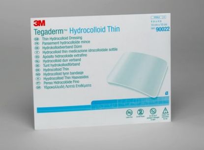 [MPMA90022] Tegaderm Hydrocolloid Dressing Thin Square 10cm x 10cm x 5
