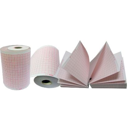 [MPGC9100-026-51] Ecg Paper Z-Fold A4 To Fit Mortara Eli250 250 Sheets x 5