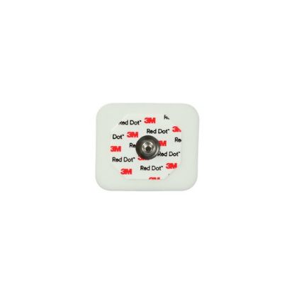 [MPMA2560] ECG ELECTRODES RED DOT P/STUD FOAM BACK WITH GEL X 50