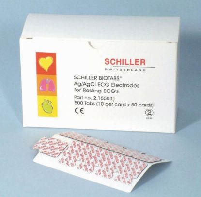 [MPS72.155031] Electrodes (Schiller)Tabs X500 Bio-Adhesive