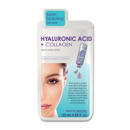 [MPELSR017] Mask Face Sheet (Skin Republic) Hyaluronic Acid & Collagen