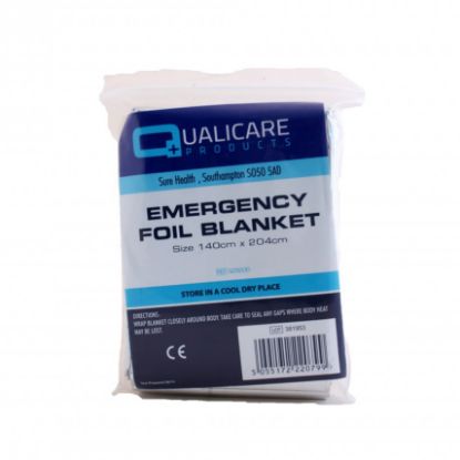 [MPSURQZ9200] Space/Foil Blanket 140cm x 204cm - Adult Size