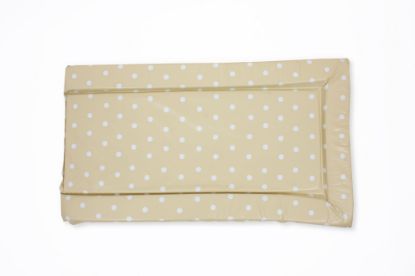 [MPJMB6293] Baby Changing Mat Beige Polka Dot