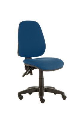 Solitaire High-Back Consultation Chair With No Arms And Black Base