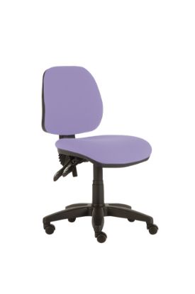 Solitaire Mid-Back Consultation Chair With No Arms And Black Base