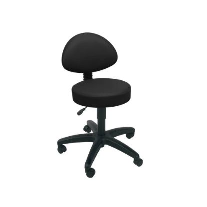 Examination Stool (Sunflower) With Back Rest And Castor Base - Various Colours Available