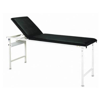 [MPD7COU27/BLACK] Couch Examination (Doherty) Enfield Fixed Height White Frame/Black Upholstery