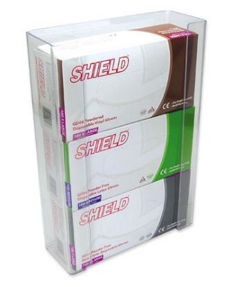 [MPHLGE/TGD] Dispenser Glove Triple Clear Plastic x 1 (Single)