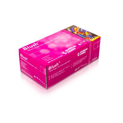 Blush Powder Free Nitrile Gloves - Pink x 200
