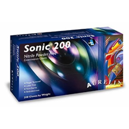 Sonic Powder Free Nitrile Gloves - Blue x 200