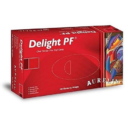 Vinyl Gloves (Delight) Clear P/F x 100