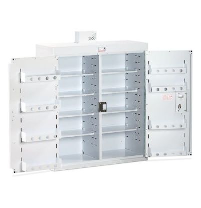 [MPBRPC839/FS] Cabinet Drug & Medicine 800 x 300 x 900mm - Light - Deep Shelves