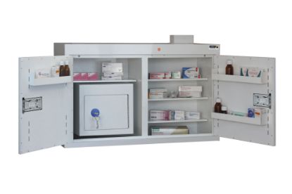 [MPSBSUN-MCDC522] Cabinet Medicine Mc5 (Sunflower) 66cm x 100cm x 30cm With Sbcdc22 Inner Drug Cabinet