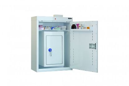 [MPSBSUN-MCDC723] Cabinet Medicine Mc7 (Sunflower) 91cm x 60cm x 30cm With Sbcdc23 Inner Drug Cabinet