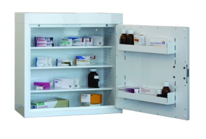 [MPSBSUN-MC3/NL] Cabinet Medicine (Single Door) 60X60x30cm (3 Shelves) No Warning Light