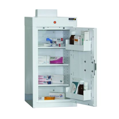 [MPSBSUN-MC1/WL] Cabinet Medicine (Single Door) 66X30x30cm (3 Shelves) With Warning Light