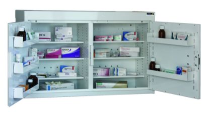 [MPSBSUN-MC5/NL] Cabinet Medicine (Two Doors) 60X100x30cm (6 Shelves) No Warning Light