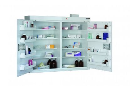 [MPSBSUN-MC8/NL] Cabinet Medicine (Two Doors) 85X80x30cm (8 Shelves) No Warning Light