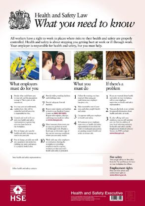 [MPPH43133A] Health & Safety Poster A3 Size