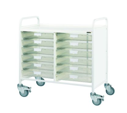 Sunflower Vista 100 Trolley, 12 Single Depth Trays