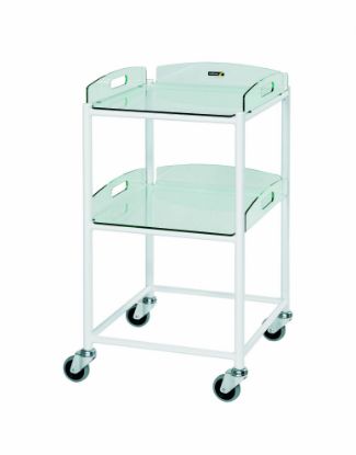 [MPSBSUN-DT4G2] Trolley Dressing (Sunflower) Small (86cm x 46cm x 52cm) 2 Safety Glass Trays