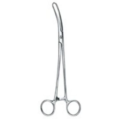 [MPRCRSPU500-818-SINGLE] Forceps Teales Vulsellum 23cm Curved Toothed 3:4 Disp x 1