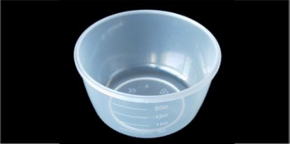 [MPAPAVM0340] Bowl 9cm 250ml Graduated Polypropylene x 750