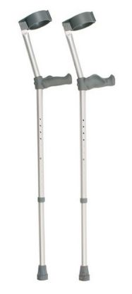 [MPHM121A] Crutches Elbow Adult Double Adjustable Standard Handgrip