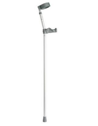 [MPHM121T] Crutches Elbow Adult Single Adjustable Extra Long Standard Handgrip