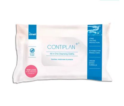 [MPGICON8] Wipes Clinell Contiplan All In One Cleansing Cloths x 8