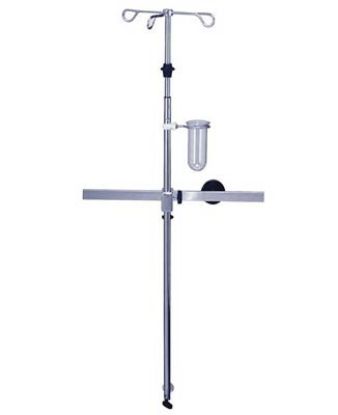 [MPAWI 100 052 2] Iv Pole General System Straight With Clamp & Wall Support