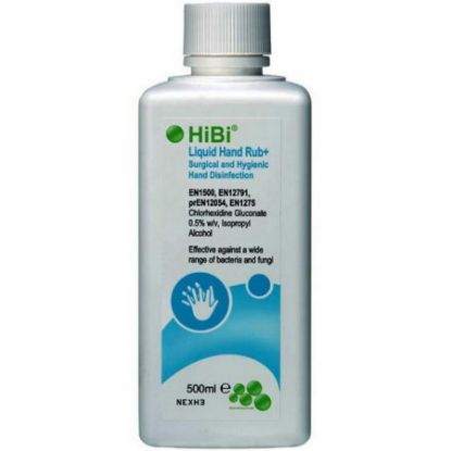 [MPMWHIB03A] Hibi Liquid Hand Rub+ (Chlorhexidine) 500mls