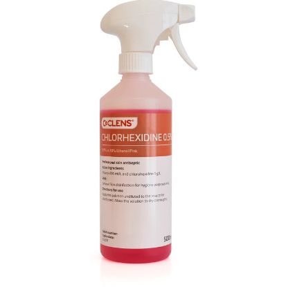 [MPMWCOC07A] Co-Clens Chlorhexidene 0.5% Pink 500ml Spray Bottle x 1