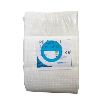 [MPDDCUC105] Tray Liner (Unodent) Pe Coated 8" x 12" (4 x 250) x 1000