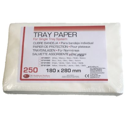 [MPDH100280] TRAY PAPER 28 X 18CM X 250 (DEHP)