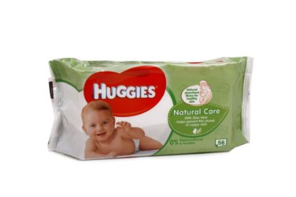 [MPMWBAB02G] Baby Wipes (Huggies) Natural x 56