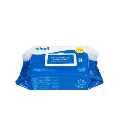[MPGICAHW200] Wipes Clinell Antibacterial Hand x 200